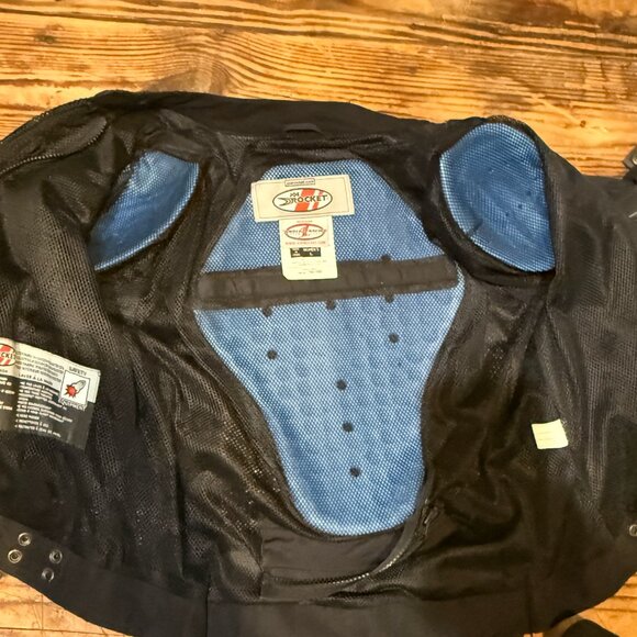 JOE ROCKET Womens Armored Motorcycle Jacket with Zip Out Liner & Padding Size L - Picture 9 of 13